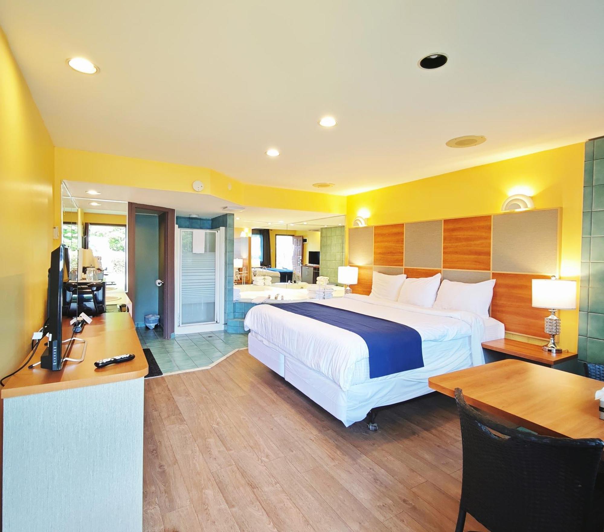 Motel Des Pentes Et Suites Saint-Sauveur ภายนอก รูปภาพ